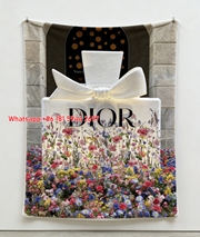 Dior Wildflower Garden Flannel Throw Blanket D193